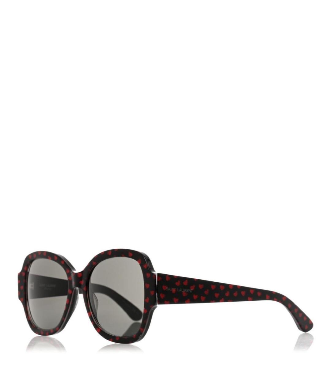 SAINT LAURENT Черные пластиковые солнцезащитные очки, фото 9