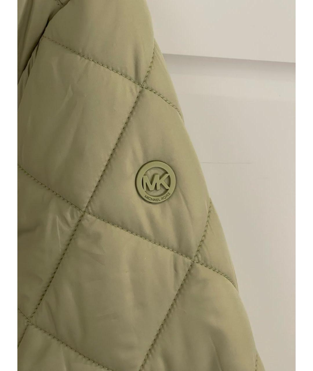 MICHAEL MICHAEL KORS Зеленая куртка, фото 3