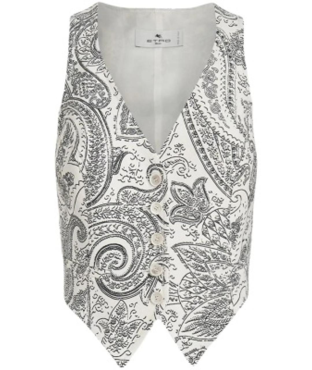 ETRO Белая жилетка, фото 1