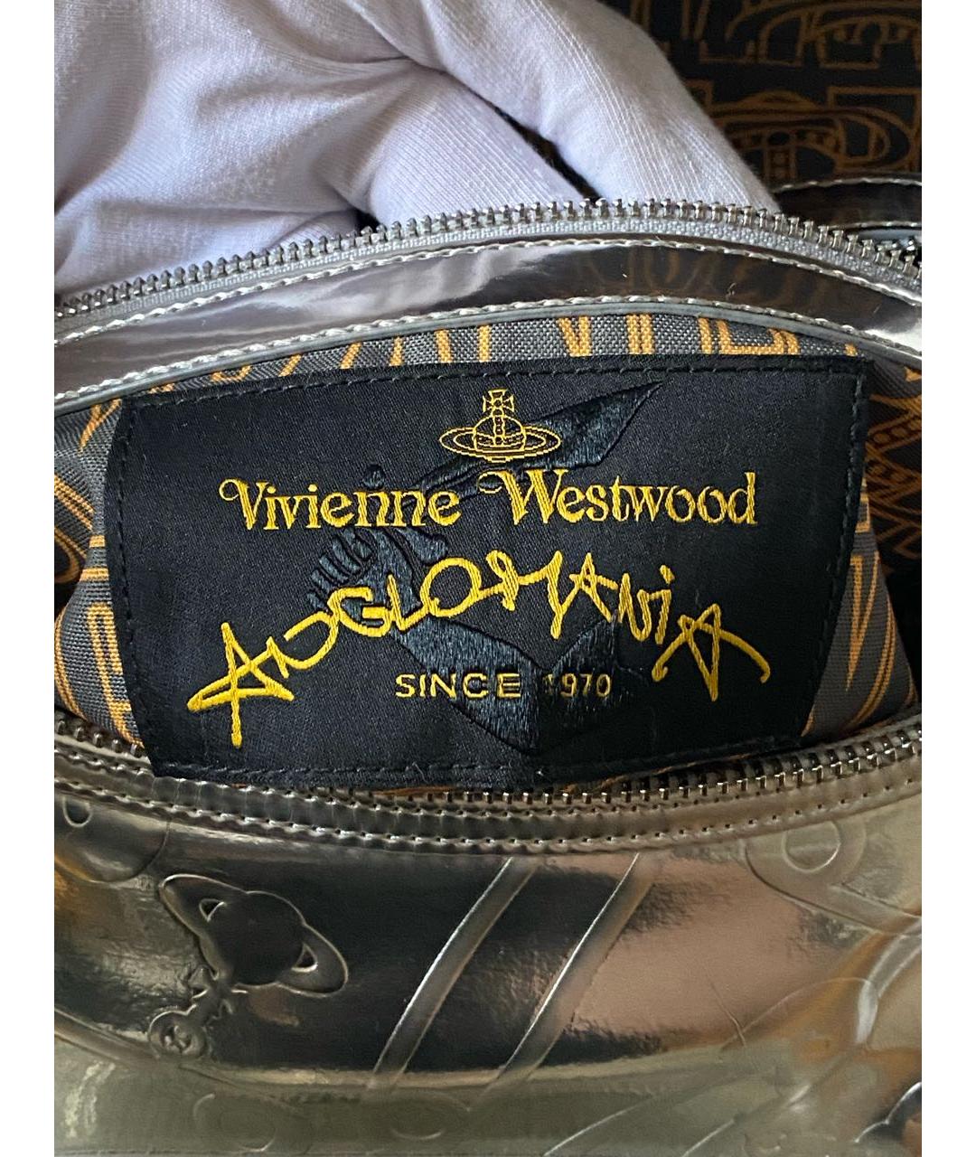 VIVIENNE WESTWOOD Серебрянный рюкзак, фото 6