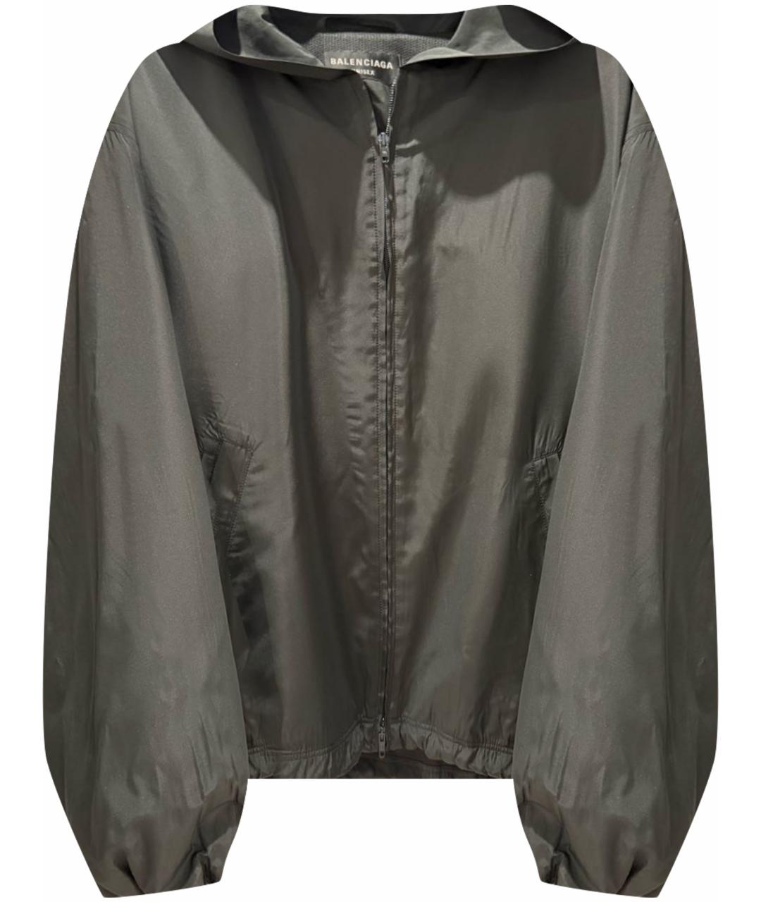BALENCIAGA Черная полиэстеровая куртка, фото 1