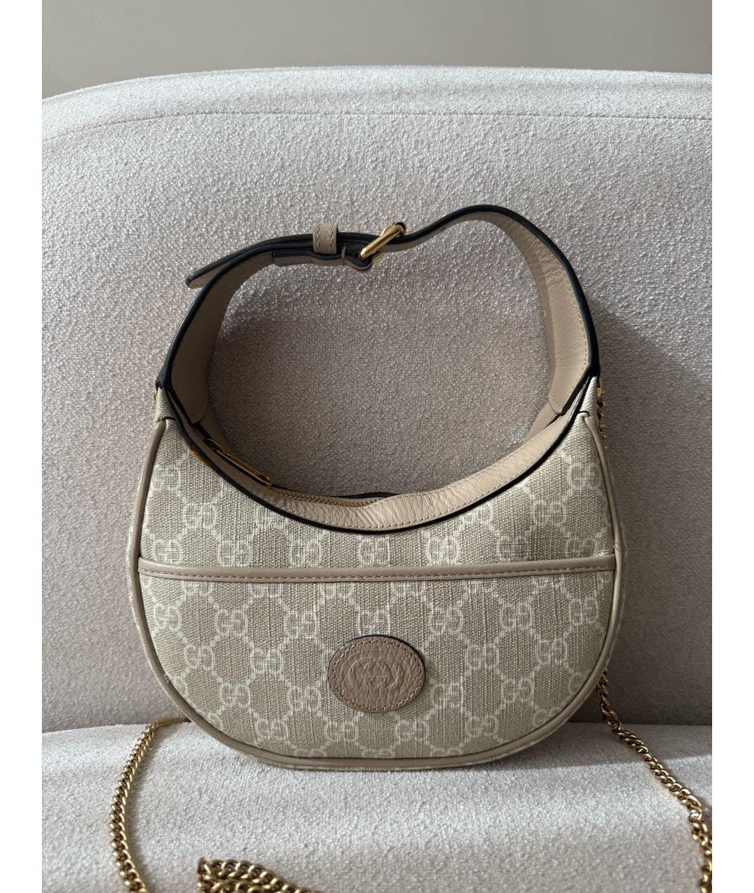 GUCCI Бежевая сумка через плечо, фото 6