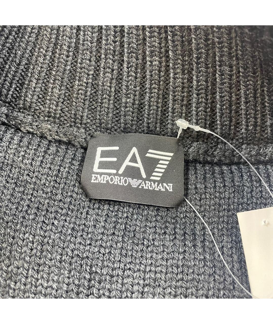EMPORIO ARMANI Антрацитовая шерстяная куртка, фото 3