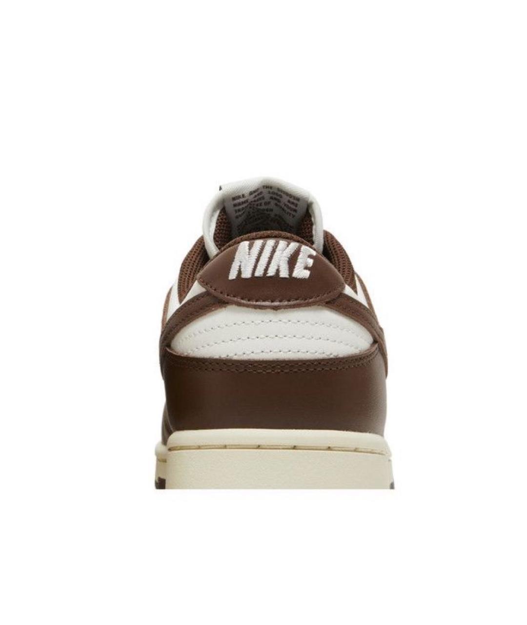 NIKE Коричневые кожаные кроссовки, фото 5