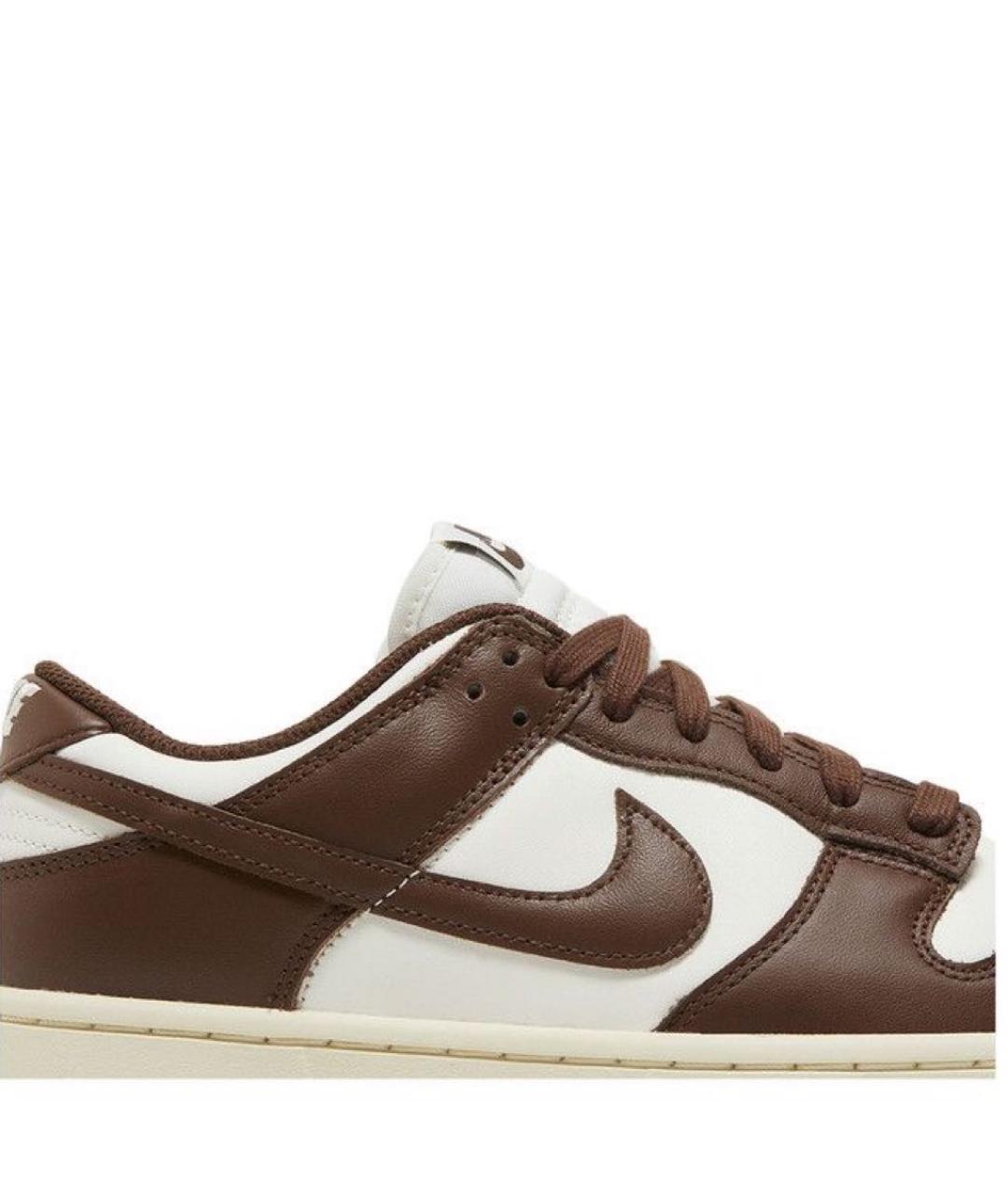 NIKE Коричневые кожаные кроссовки, фото 3