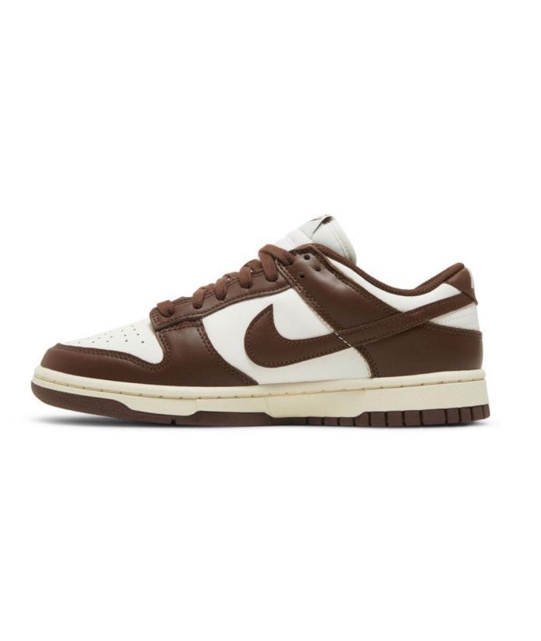 NIKE Коричневые кожаные кроссовки, фото 2