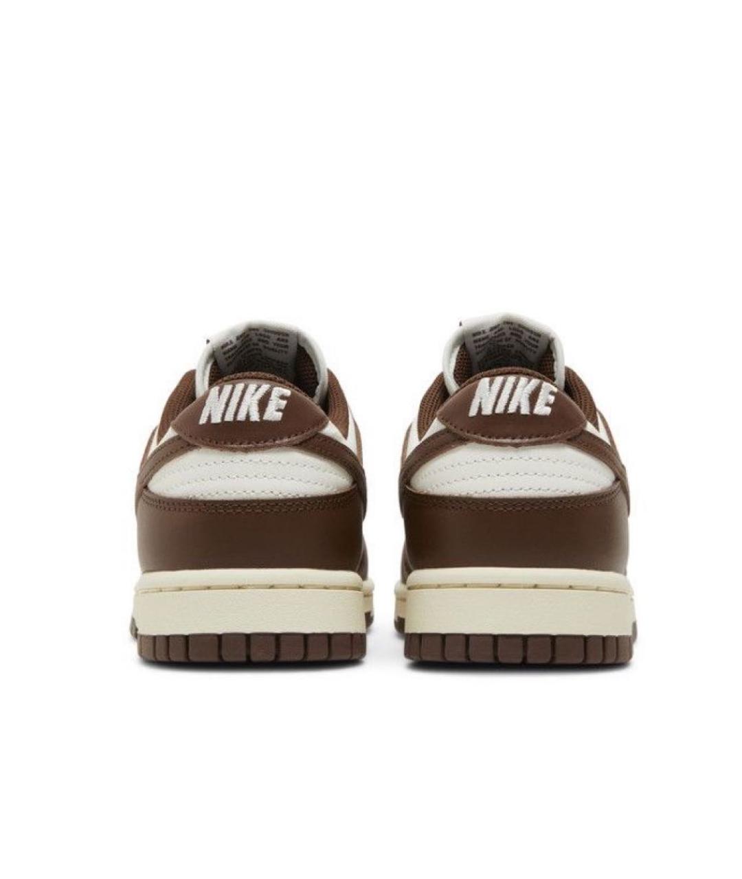 NIKE Коричневые кожаные кроссовки, фото 4