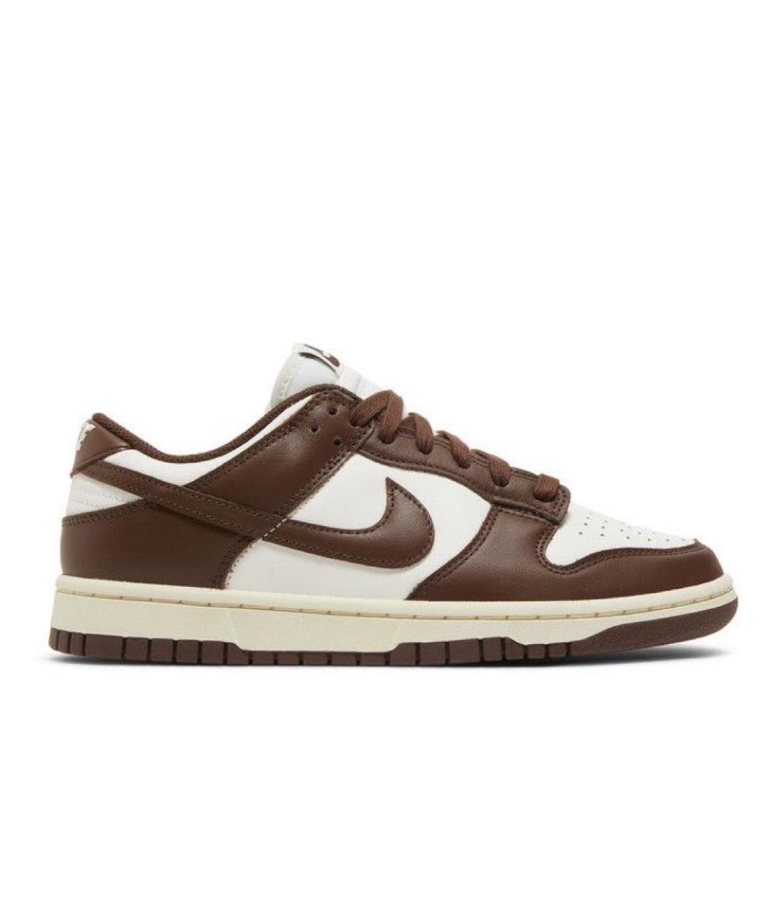 NIKE Коричневые кожаные кроссовки, фото 1