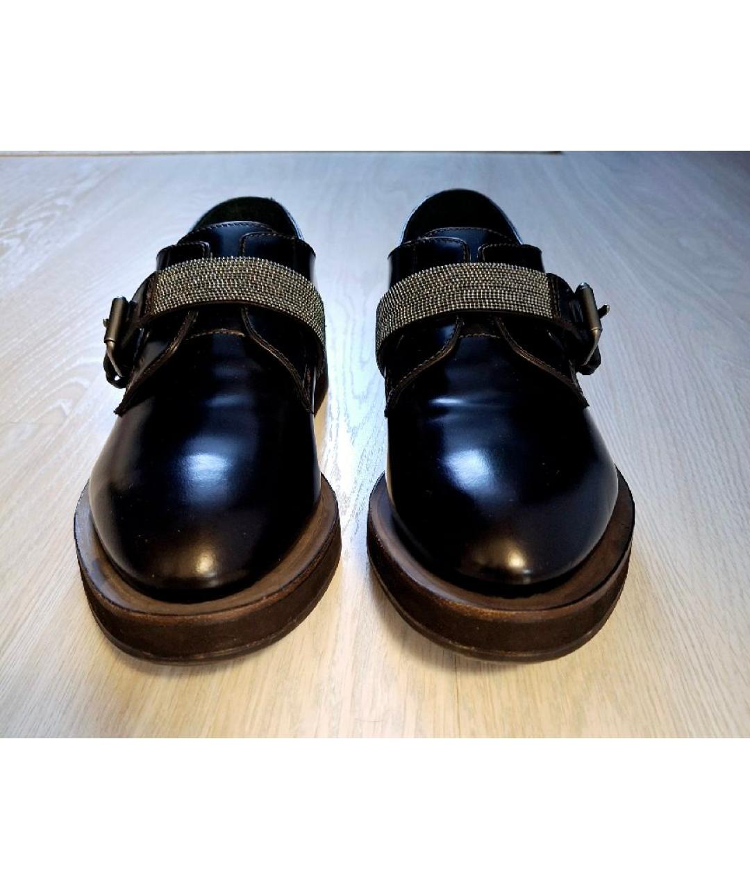 BRUNELLO CUCINELLI Коричневые кожаные брогги и оксфорды, фото 2