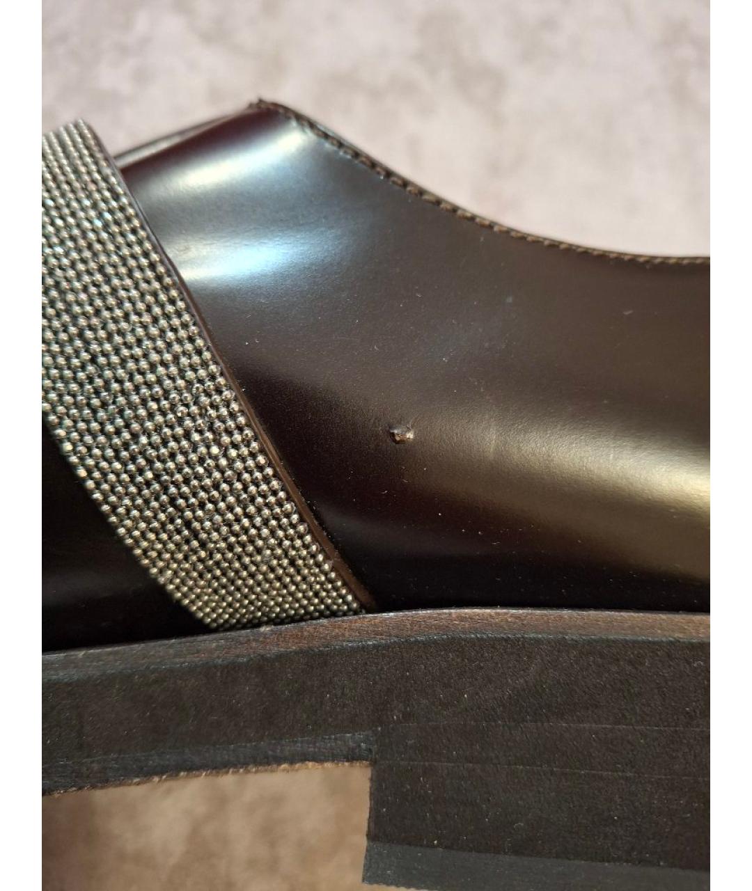 BRUNELLO CUCINELLI Коричневые кожаные брогги и оксфорды, фото 8