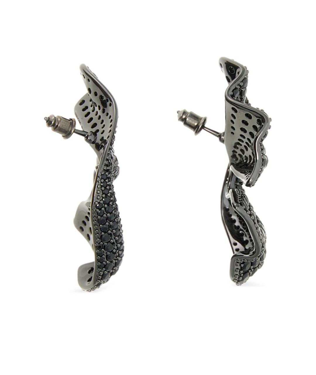 FERRAGAMO Черные серьги, фото 2