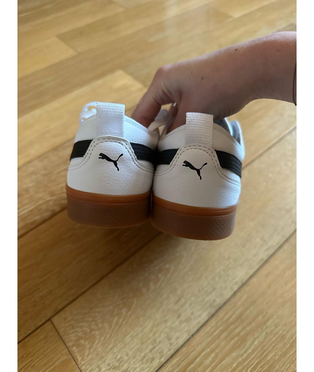 PUMA Белые кеды, фото 4