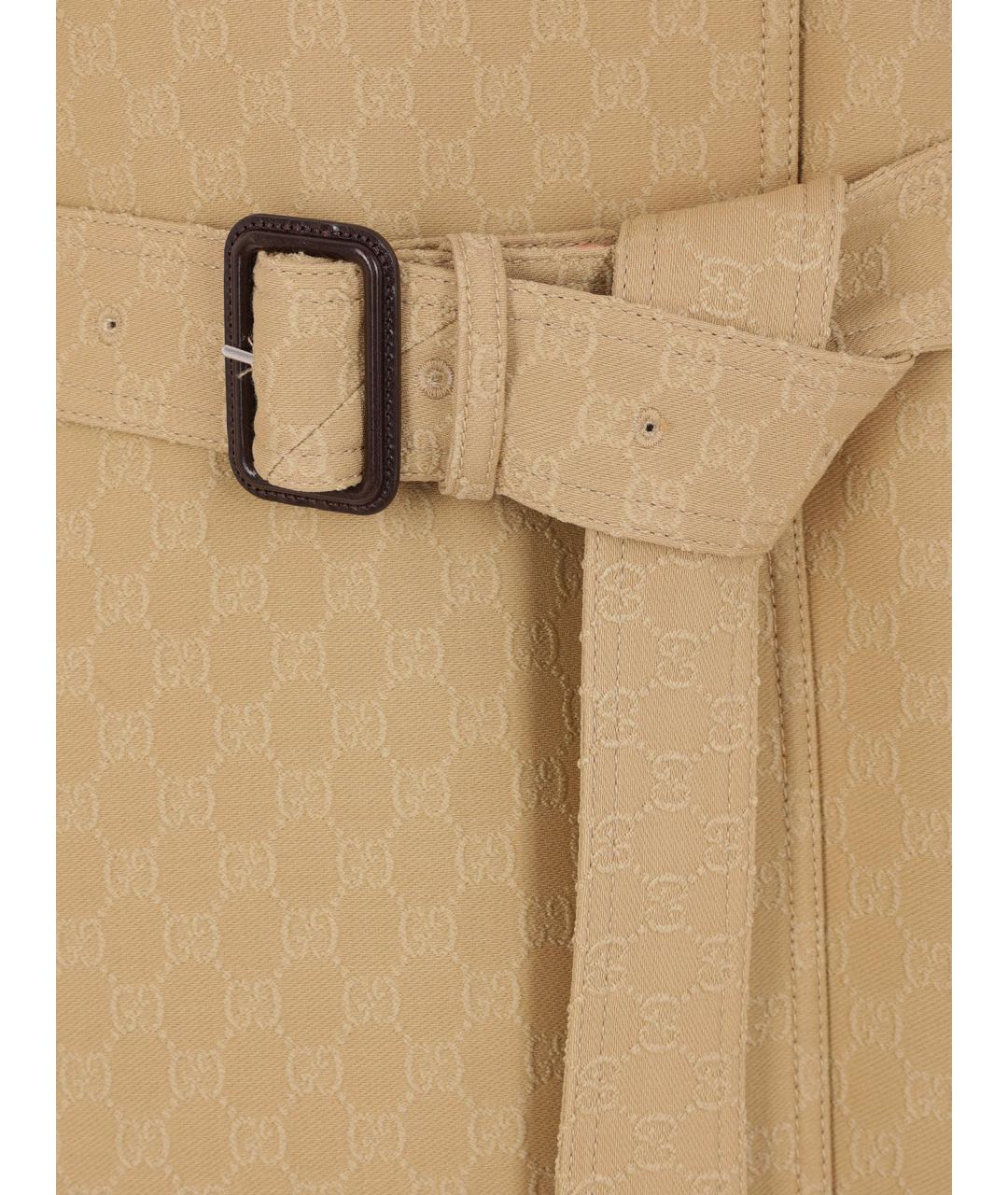 GUCCI Бежевое пальто, фото 3