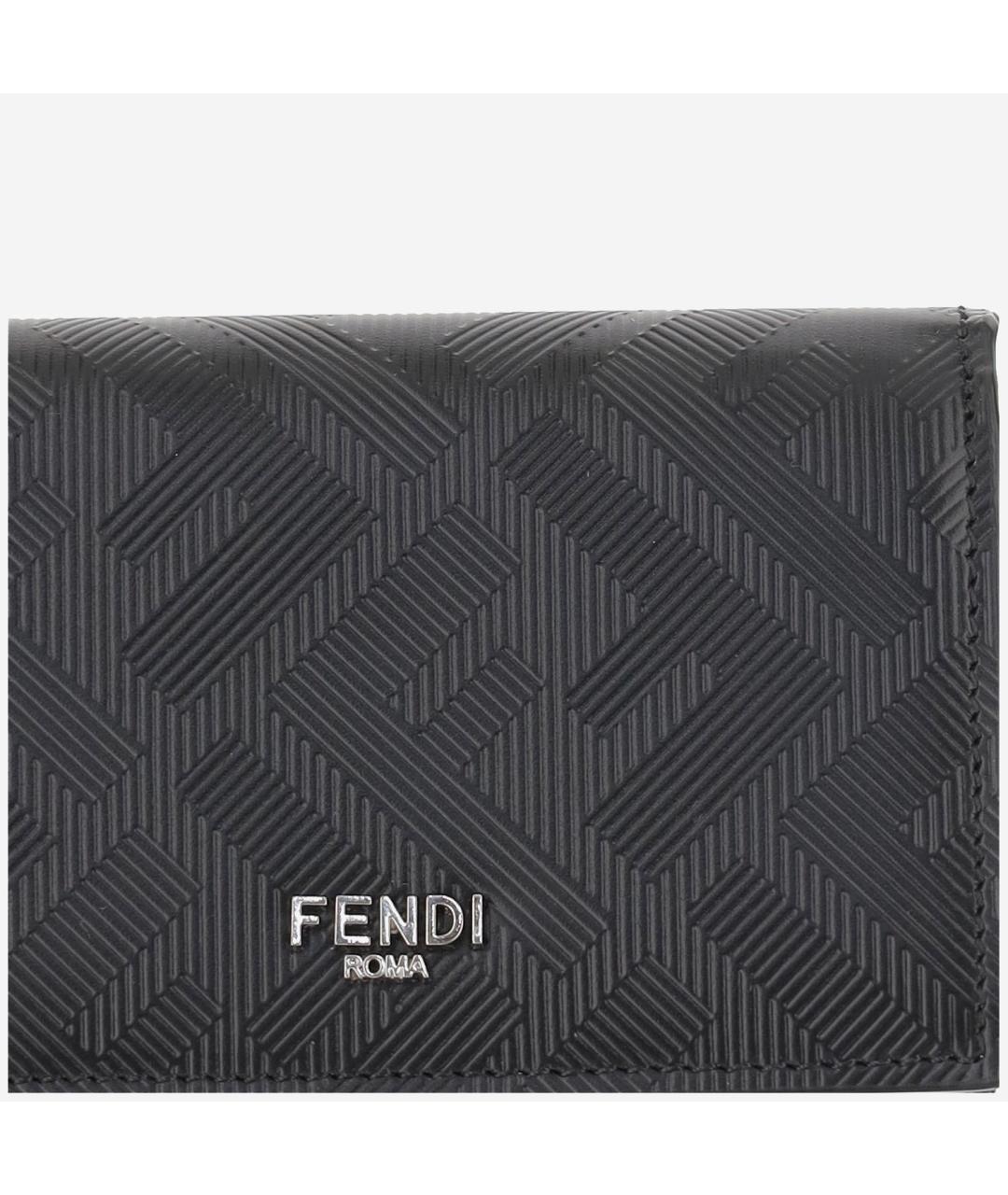 FENDI Черный кошелек, фото 4