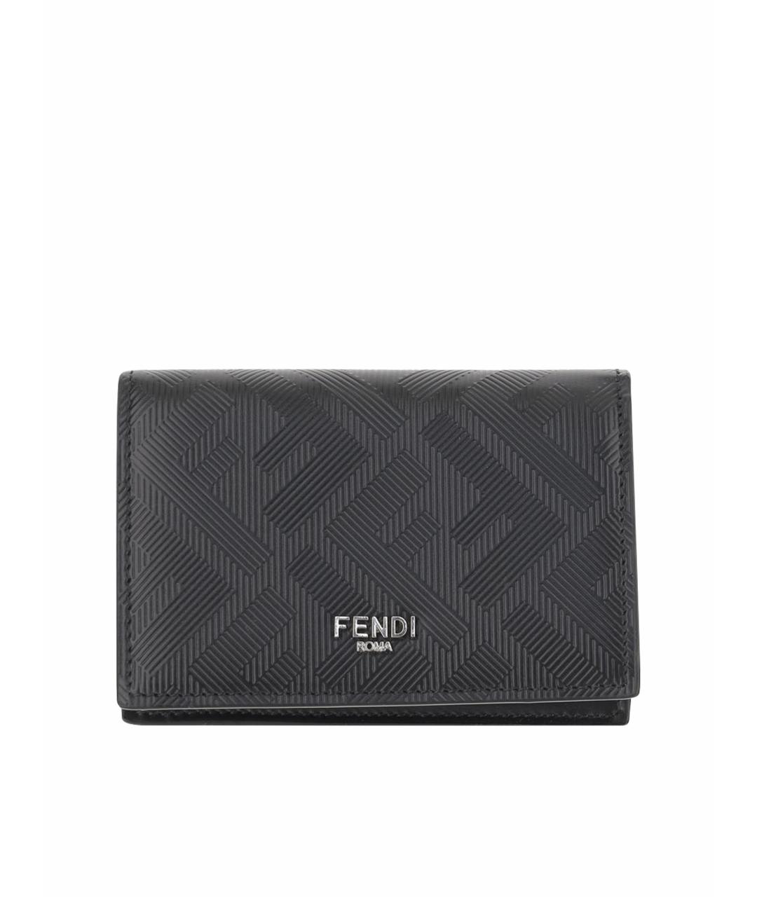 FENDI Черный кошелек, фото 5