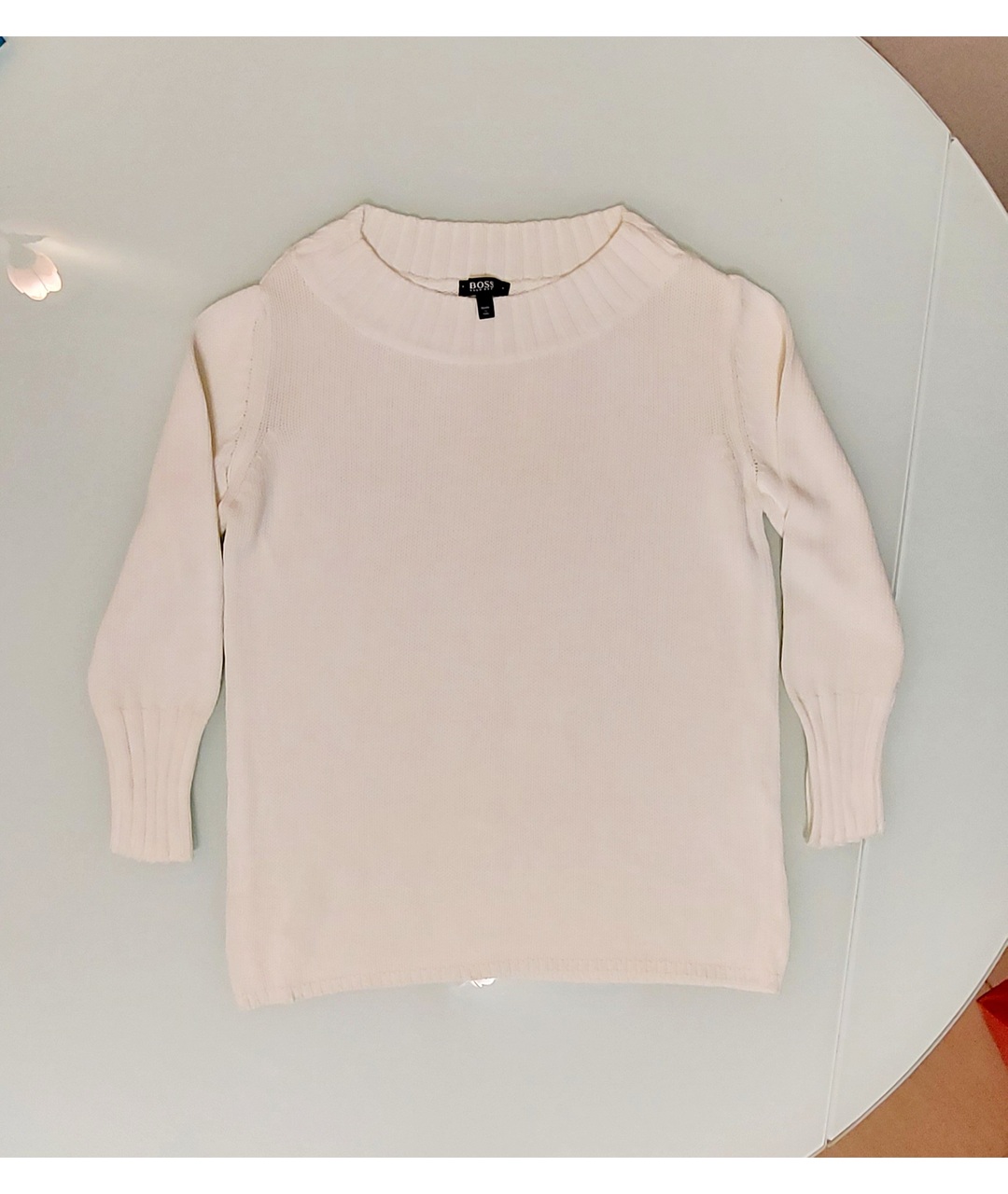 HUGO BOSS Белый джемпер / свитер, фото 4