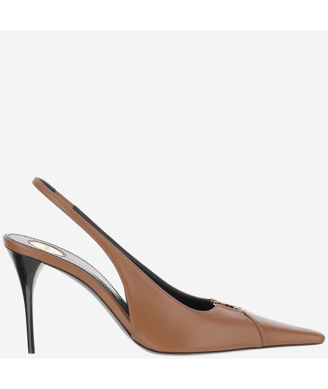 SAINT LAURENT Бежевые туфли, фото 6