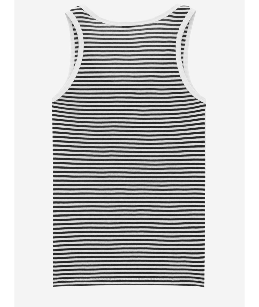 SAINT LAURENT Мульти хлопко-эластановая майка, фото 2