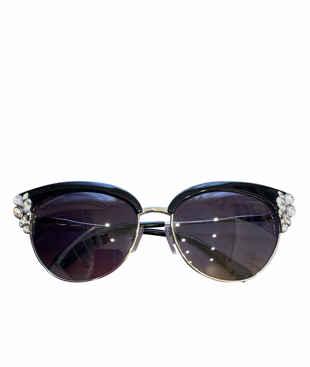 DSQUARED2 Черные пластиковые солнцезащитные очки, фото 1