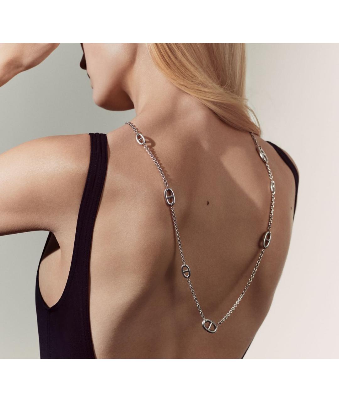 HERMES Серебряная серебряная цепочка, фото 2