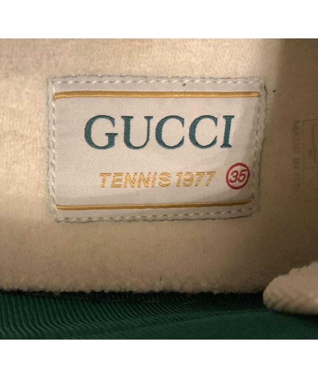 GUCCI Мульти текстильные кеды, фото 4