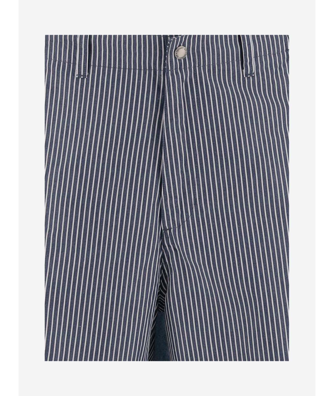 CARHARTT WIP Серые хлопковые повседневные брюки, фото 4