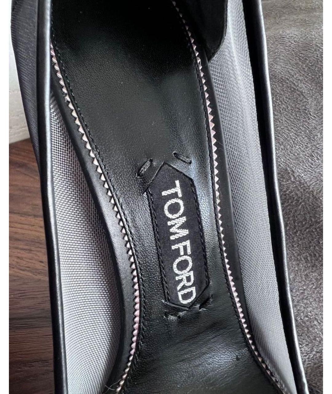 TOM FORD Черные туфли, фото 3
