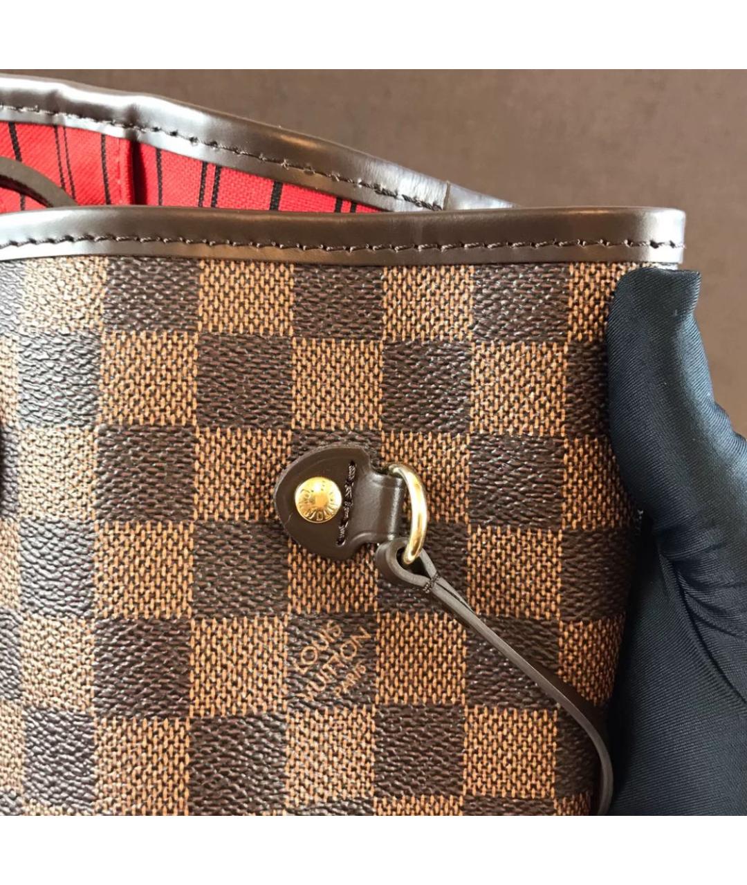 LOUIS VUITTON Коричневая сумка тоут, фото 5