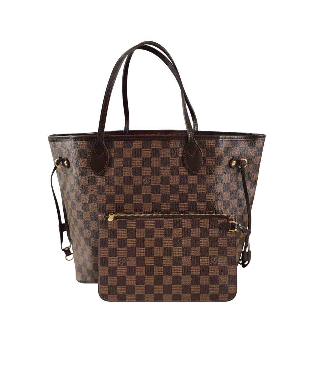 LOUIS VUITTON Коричневая сумка тоут, фото 1