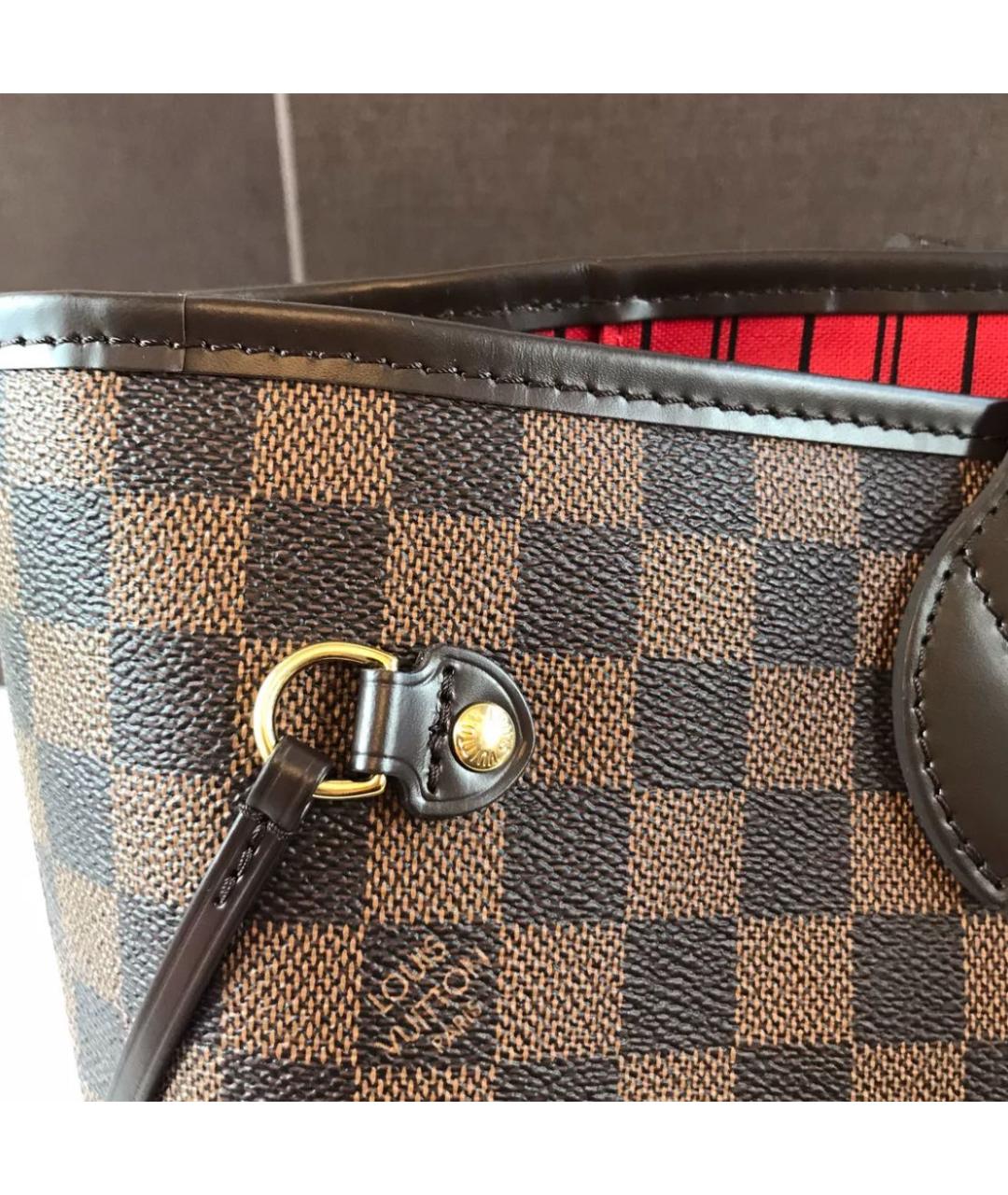 LOUIS VUITTON Коричневая сумка тоут, фото 6