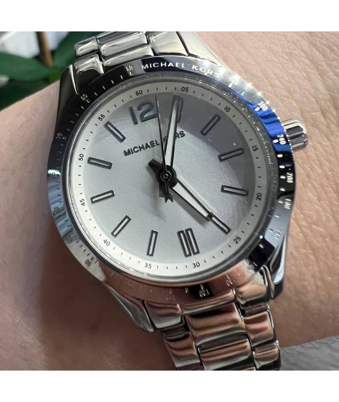 MICHAEL KORS Серебряные металлические часы, фото 8