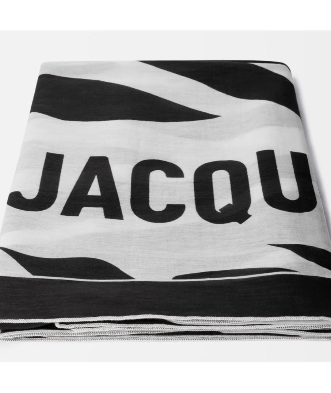 JACQUEMUS Черное хлопковое парео, фото 6