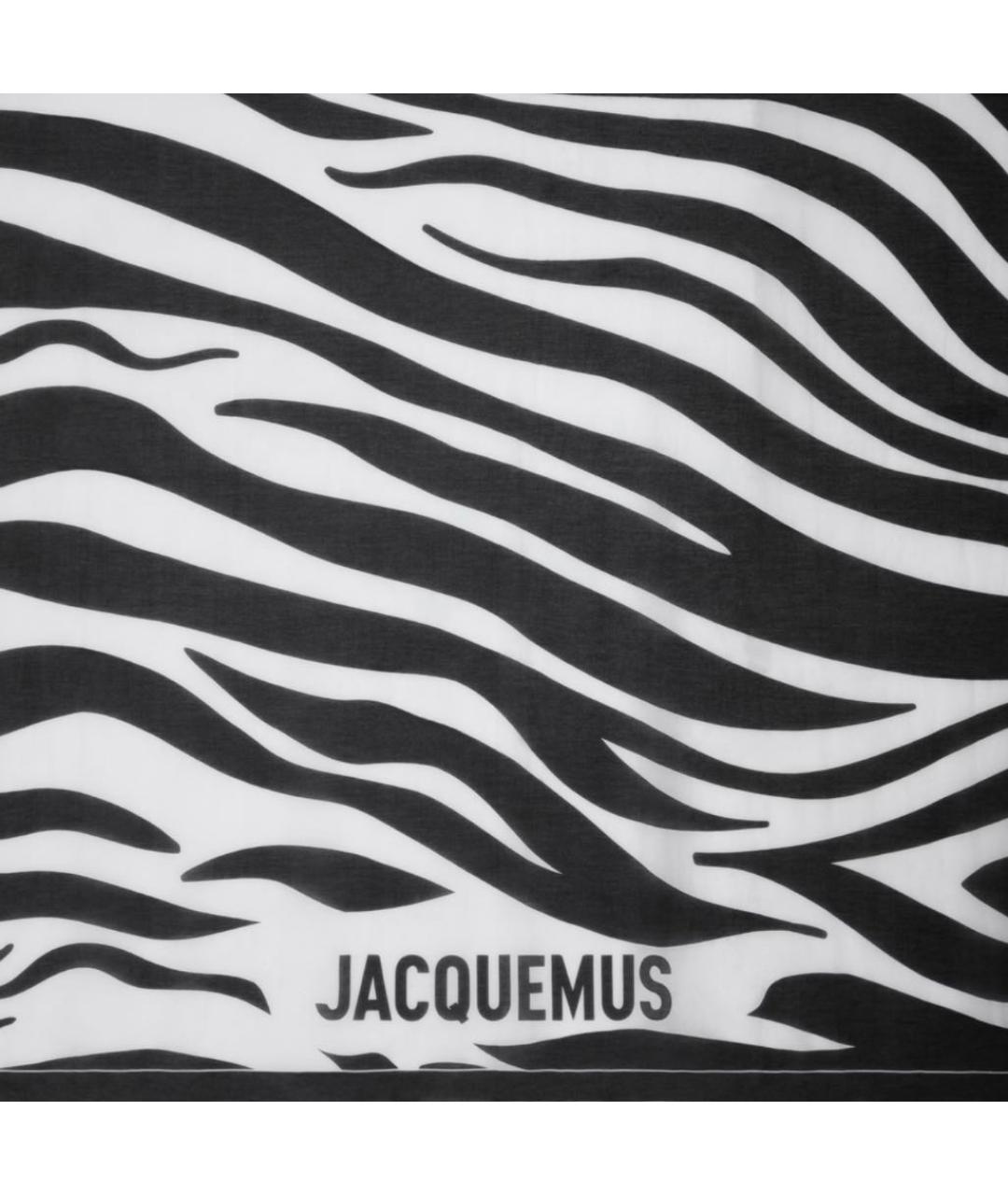 JACQUEMUS Черное хлопковое парео, фото 5