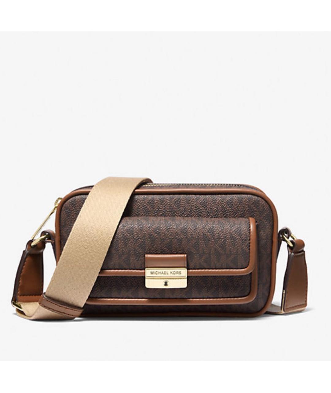 MICHAEL KORS Коричневая сумка через плечо, фото 8