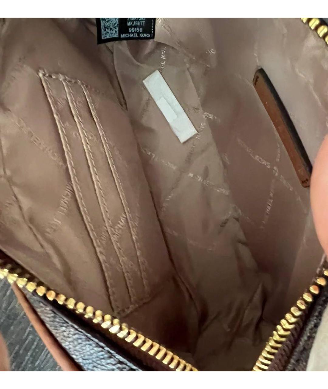 MICHAEL KORS Коричневая сумка через плечо, фото 6