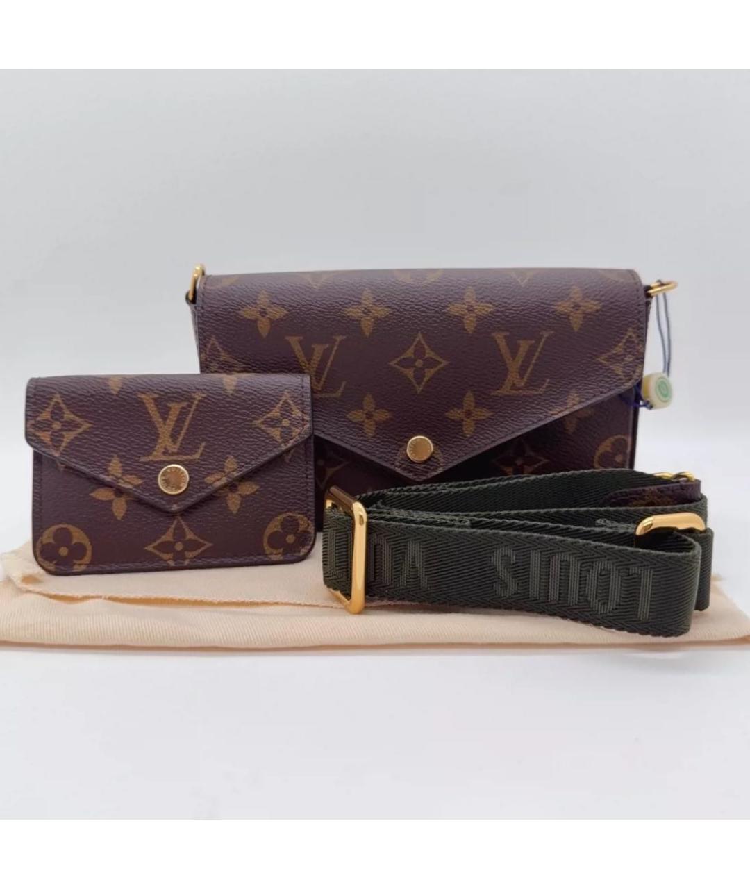 LOUIS VUITTON Коричневая сумка через плечо, фото 9