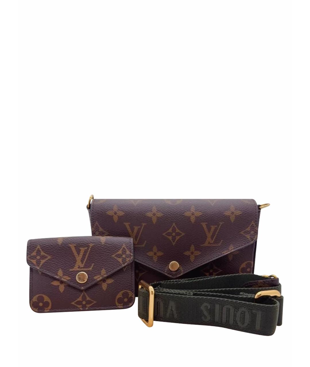 LOUIS VUITTON Коричневая сумка через плечо, фото 1