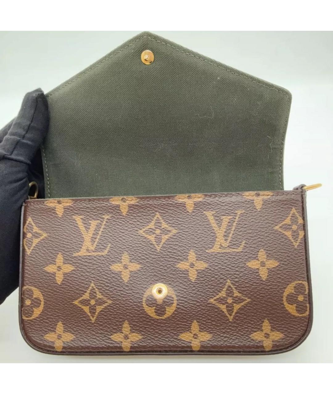 LOUIS VUITTON Коричневая сумка через плечо, фото 8