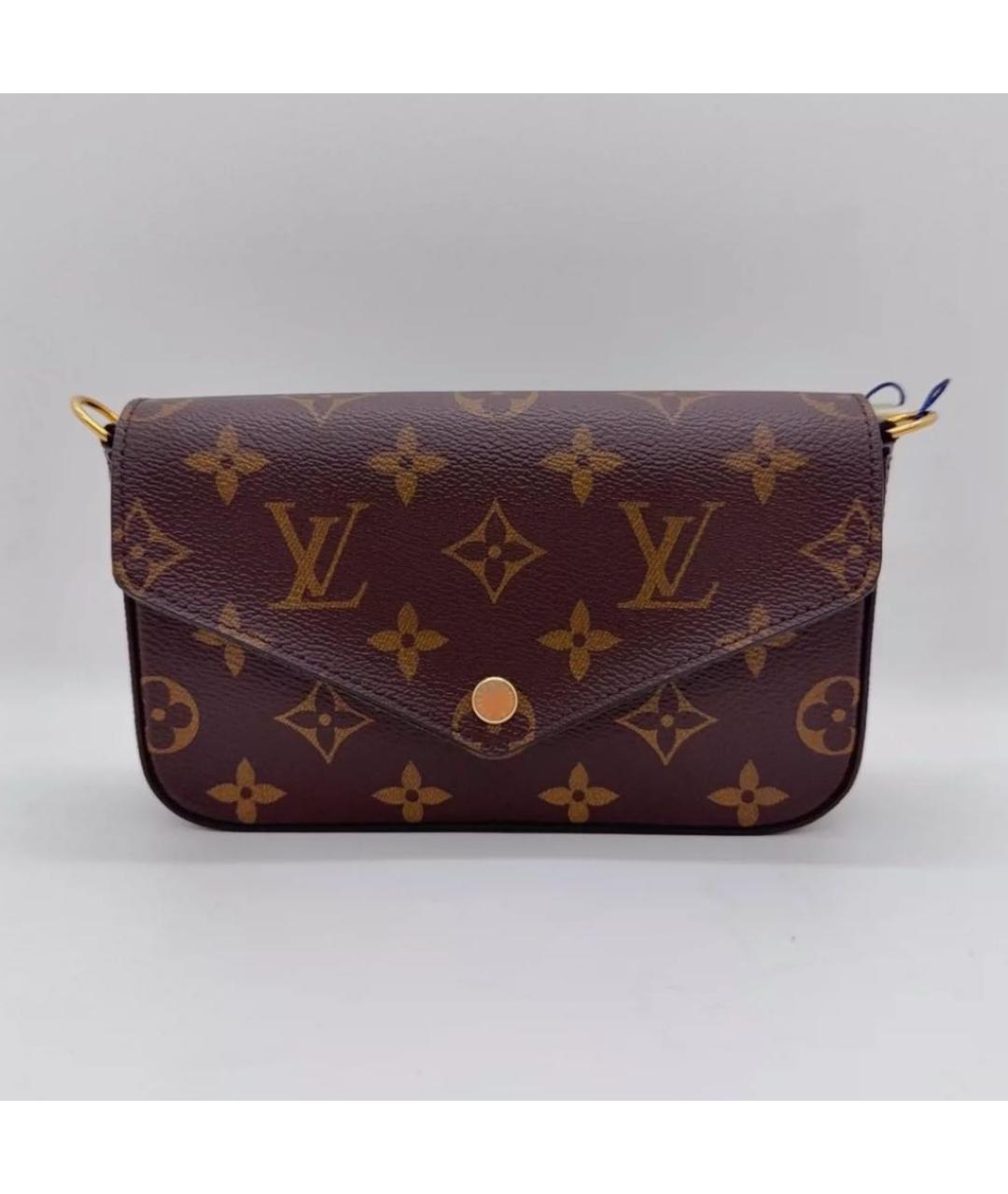 LOUIS VUITTON Коричневая сумка через плечо, фото 2