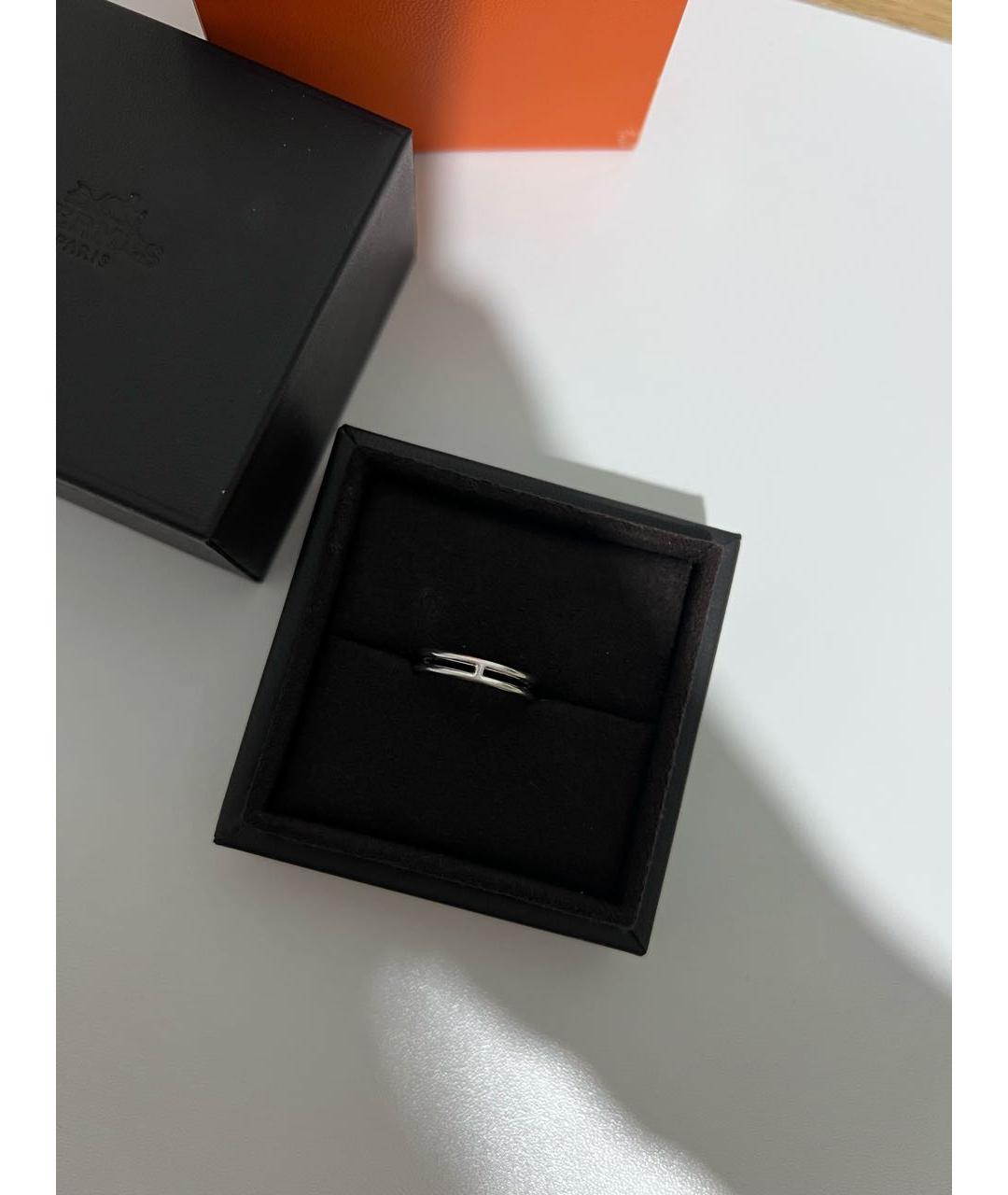 HERMES Кольцо из белого золота, фото 2
