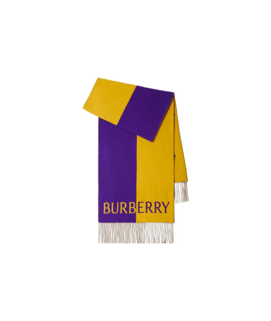 BURBERRY Мульти шерстяной шарф, фото 2