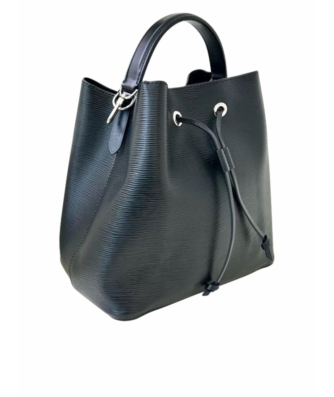 LOUIS VUITTON Черная сумка с короткими ручками, фото 1