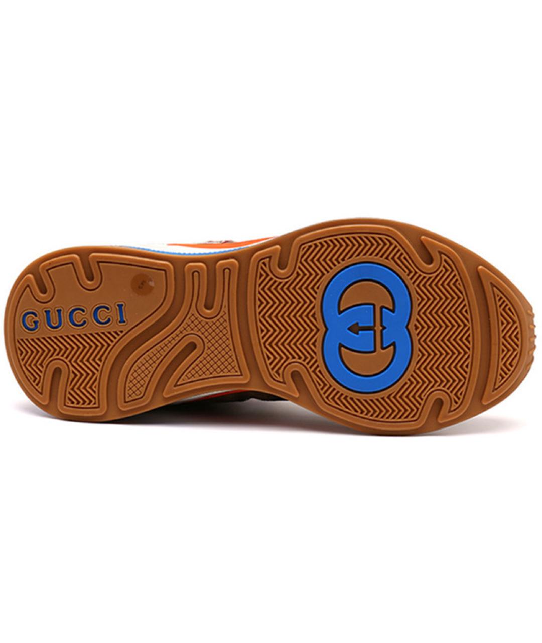 GUCCI Мульти низкие кроссовки / кеды, фото 5