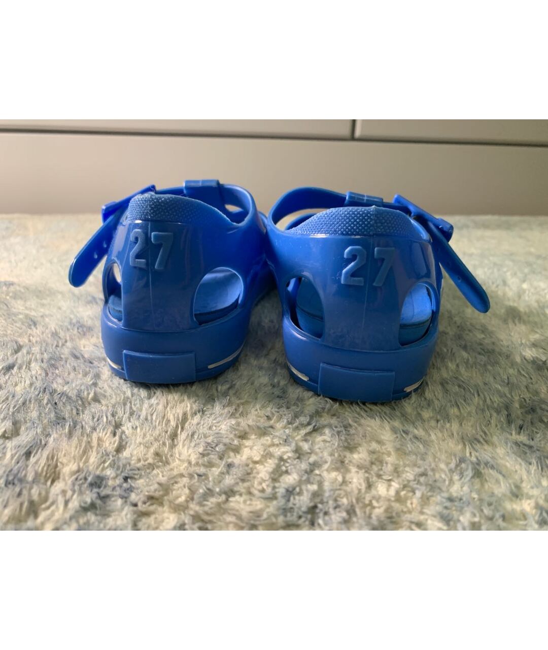 DOLCE&GABBANA Голубые резиновые сандалии и шлепанцы, фото 3