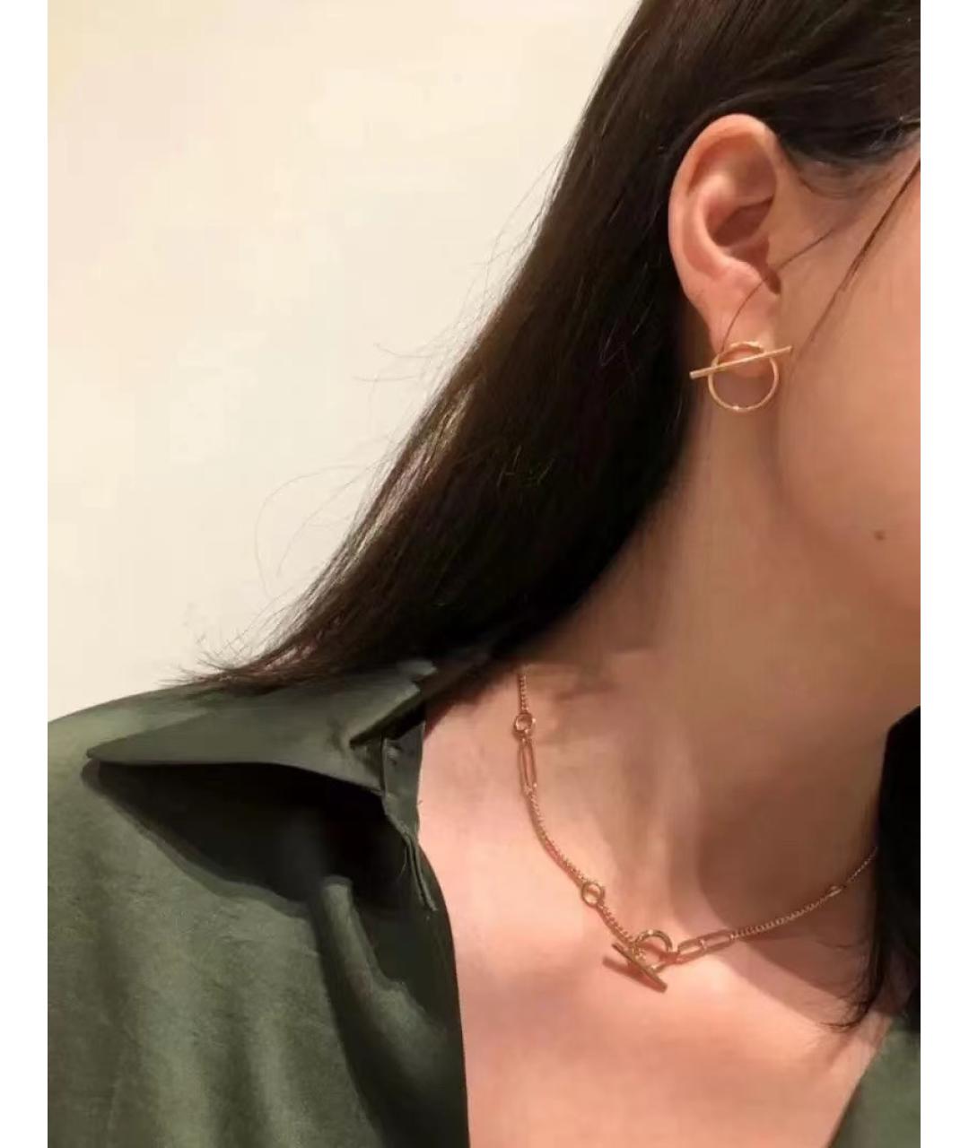 HERMES Золотое колье из розового золота, фото 6