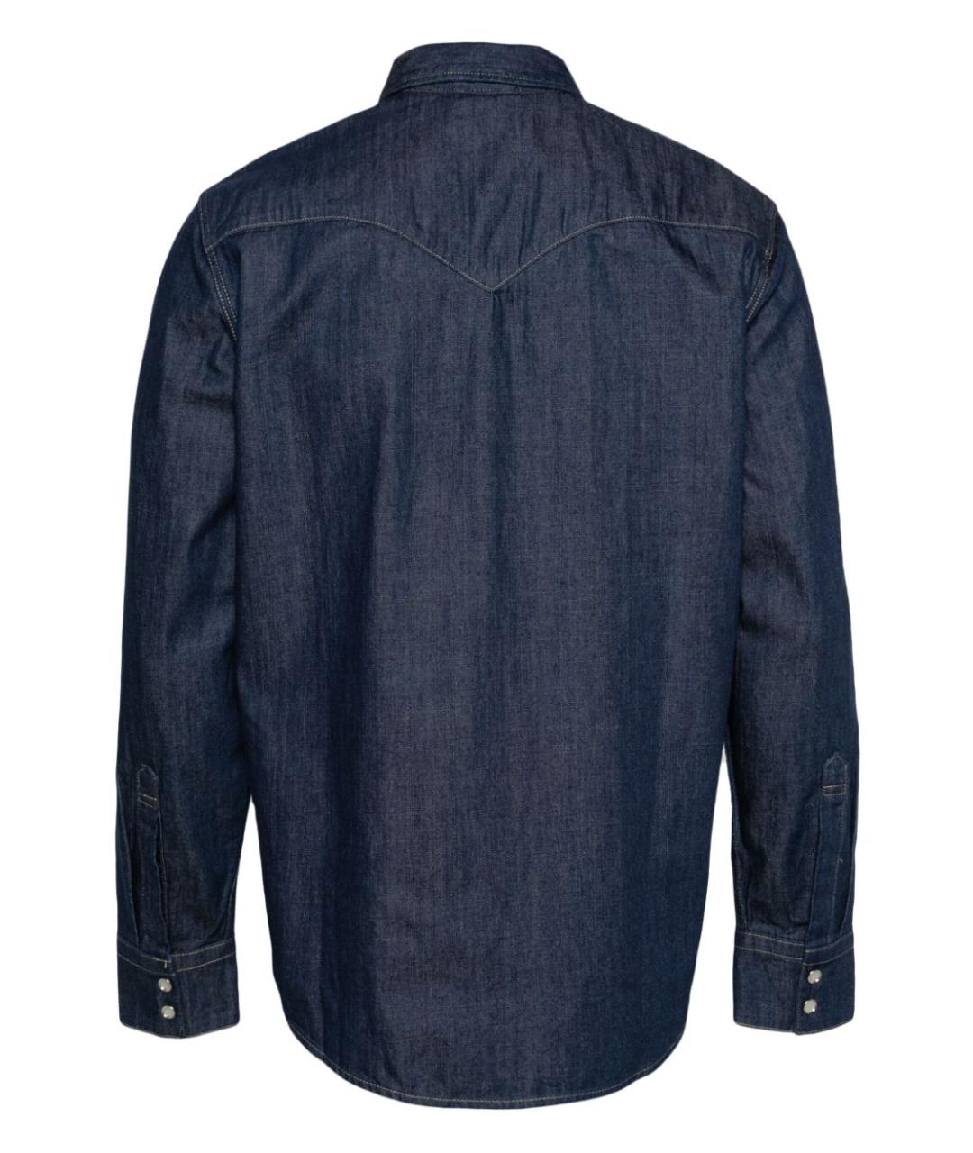 LEVI'S Темно-синяя хлопковая кэжуал рубашка, фото 3