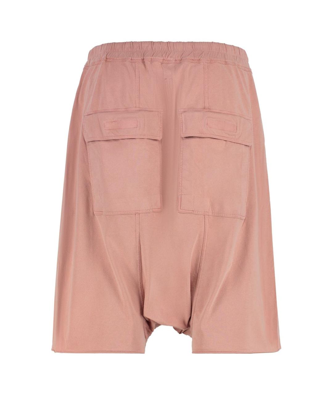 RICK OWENS DRKSHDW Розовые хлопковые повседневные брюки, фото 2