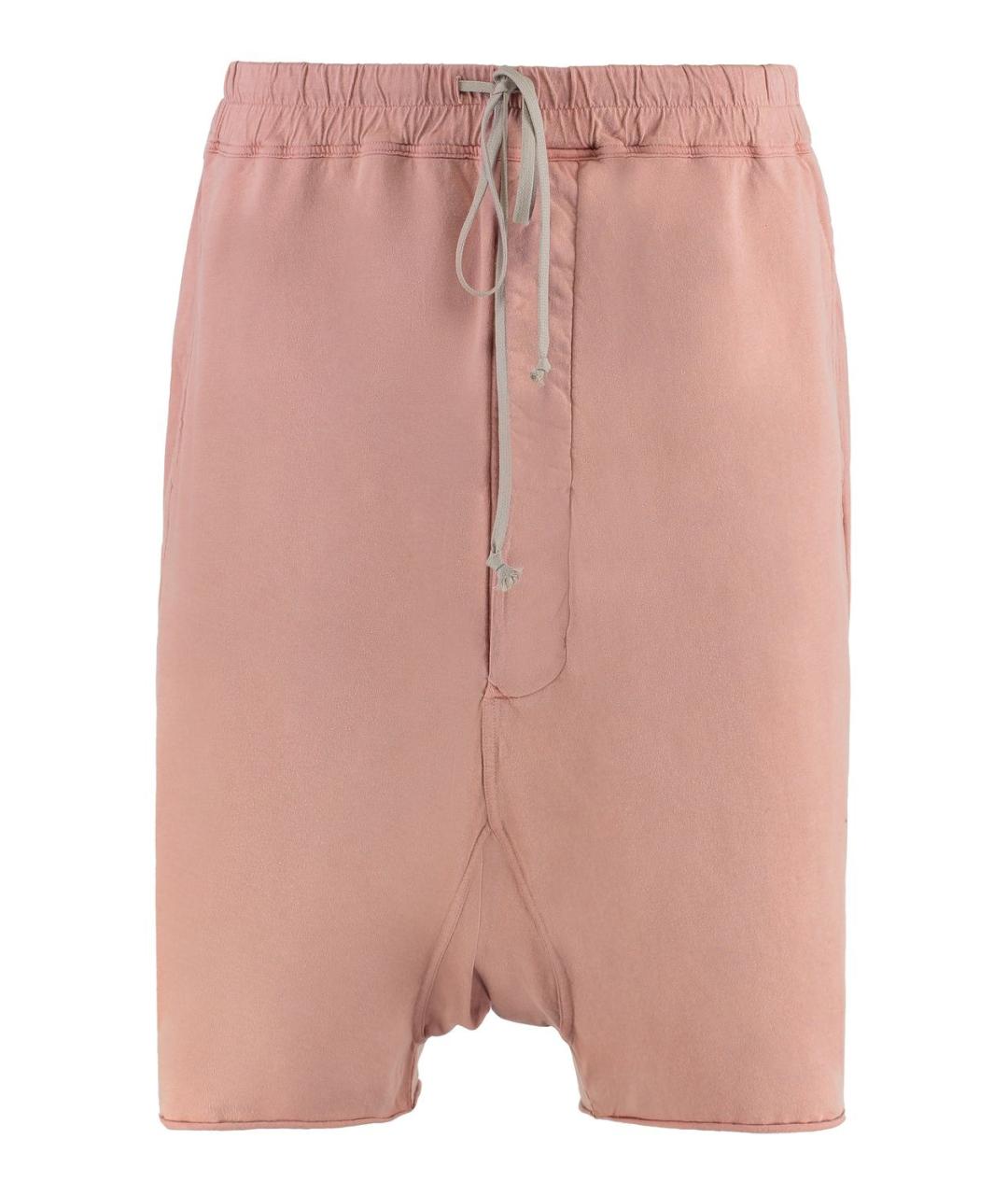 RICK OWENS DRKSHDW Розовые хлопковые повседневные брюки, фото 1