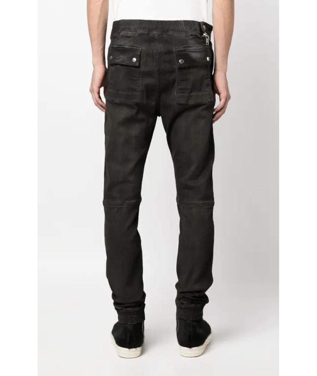 RICK OWENS DRKSHDW Коричневые хлопковые повседневные брюки, фото 3