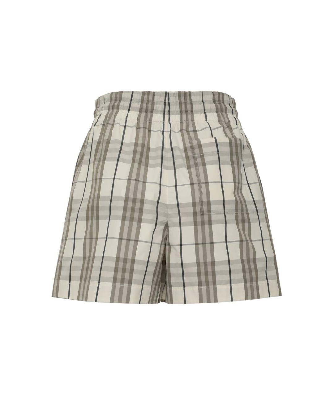 BURBERRY Бежевые хлопковые шорты, фото 2